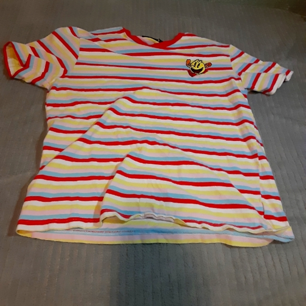 Pacman short sleeve rainbow  t shirt